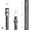 Flextron Gas Line Hose 1/2'' O.D. x 12'' Length 3/8" FIP x MIP Fittings, Stainless Steel Flexible Connector FTGC-SS38-12I - alternate 2